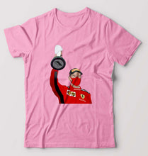 Load image into Gallery viewer, Sebastian Vettel F1 T-Shirt for Men-Light Baby Pink-Ektarfa.online