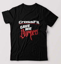Load image into Gallery viewer, CrossFit Gym Burpees T-Shirt for Men-Black-Ektarfa.online