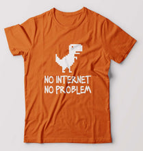 Load image into Gallery viewer, Internet T-Shirt for Men-Orange-Ektarfa.online