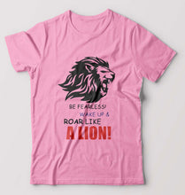 Load image into Gallery viewer, Lion T-Shirt for Men-Light Baby Pink-Ektarfa.online