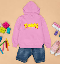 Load image into Gallery viewer, Thrasher Magzine Kids Hoodie for Boy/Girl-Light Baby Pink-Ektarfa.online