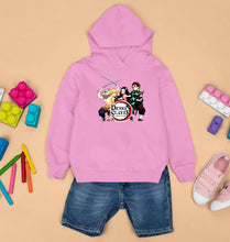 Load image into Gallery viewer, Demon Slayer Kids Hoodie for Boy/Girl-Light Baby Pink-Ektarfa.online
