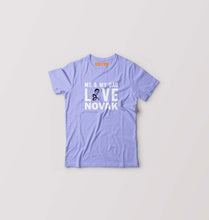 Load image into Gallery viewer, Love Novak Djokovic Tennis Kids T-Shirt for Boy/Girl-Lavender-Ektarfa.online