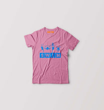 Load image into Gallery viewer, Swim Kids T-Shirt for Boy/Girl-Pink-Ektarfa.online