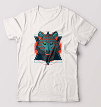 Load image into Gallery viewer, Fox Wolf T-Shirt for Men-White-Ektarfa.online