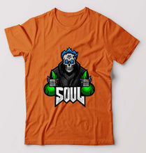 Load image into Gallery viewer, Battlegrounds Mobile India (BGMI) T-Shirt for Men-Orange-Ektarfa.online