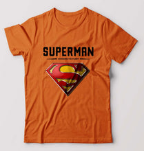 Load image into Gallery viewer, Superman Superhero T-Shirt for Men-Orange-Ektarfa.online