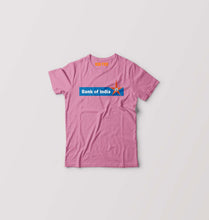 Load image into Gallery viewer, Bank of India Kids T-Shirt for Boy/Girl-Pink-Ektarfa.online
