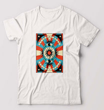 Load image into Gallery viewer, Psychedelic Peace and Love T-Shirt for Men-White-Ektarfa.online