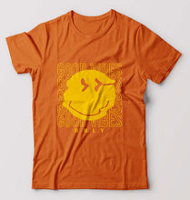 Load image into Gallery viewer, Good Vibes Emoji T-Shirt for Men-Orange-Ektarfa.online