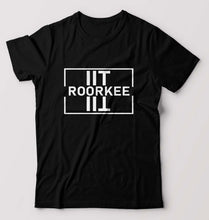 Load image into Gallery viewer, IIT Roorkee T-Shirt for Men-Black-Ektarfa.online