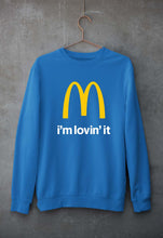 Load image into Gallery viewer, McDonald’s Unisex Sweatshirt for Men/Women-Royal Blue-Ektarfa.online