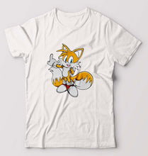 Load image into Gallery viewer, Tails Sonic T-Shirt for Men-White-Ektarfa.online