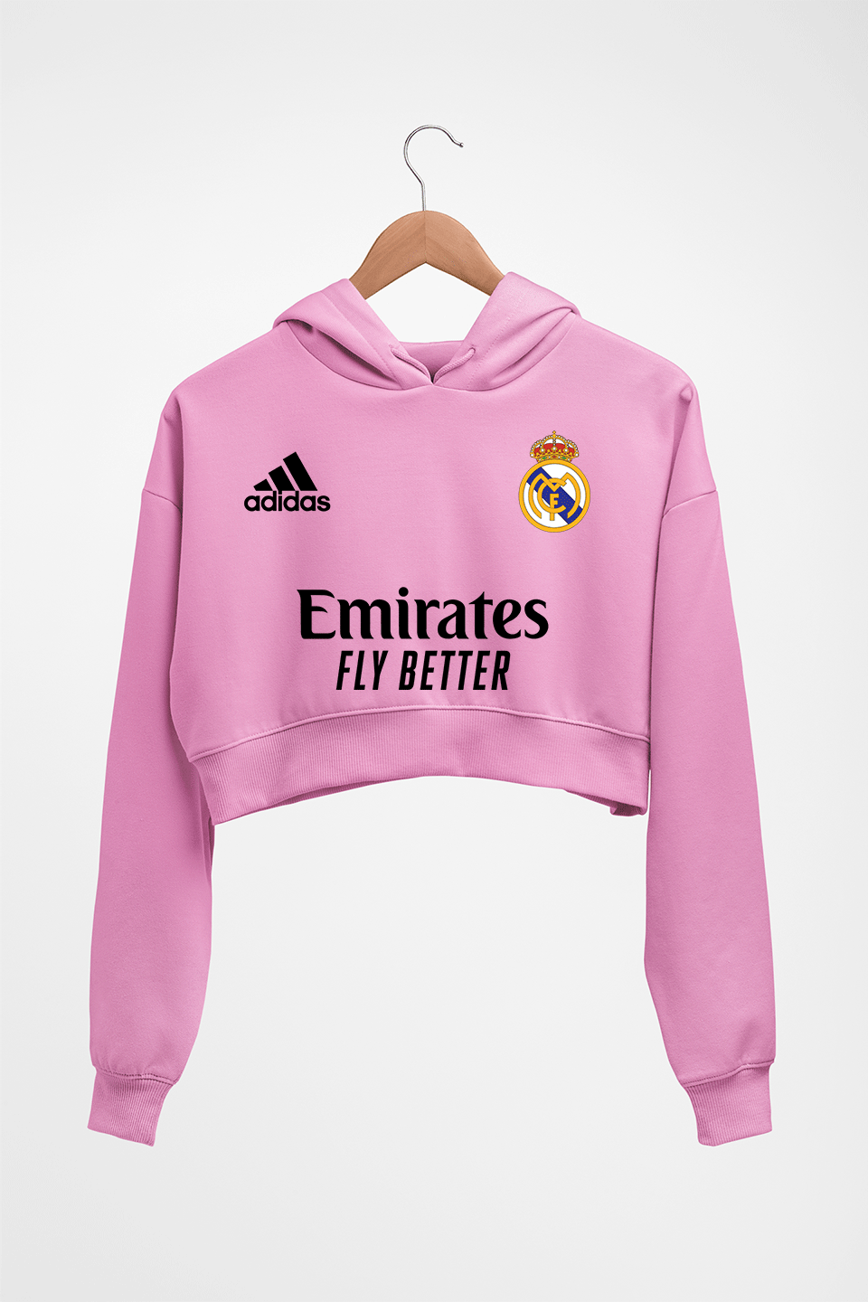 Real Madrid 2021 22 Crop HOODIE FOR WOMEN Ektarfa.online