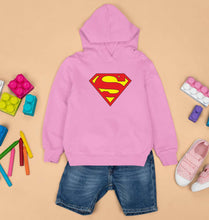 Load image into Gallery viewer, Superman Kids Hoodie for Boy/Girl-Light Baby Pink-Ektarfa.online