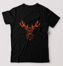 Load image into Gallery viewer, Deer T-Shirt for Men-Black-Ektarfa.online