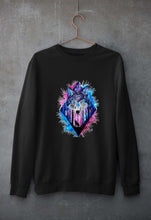 Load image into Gallery viewer, Wolf Unisex Sweatshirt for Men/Women-Black-Ektarfa.online