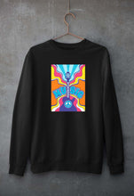 Load image into Gallery viewer, Psychedelic Unisex Sweatshirt for Men/Women-Black-Ektarfa.online