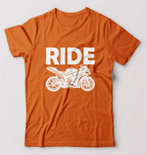 Load image into Gallery viewer, Ride Superbike T-Shirt for Men-Orange-Ektarfa.online