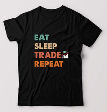 Load image into Gallery viewer, Share Market(Stock Market) T-Shirt for Men-Black-Ektarfa.online