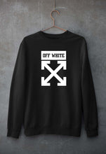 Load image into Gallery viewer, Off White Unisex Sweatshirt for Men/Women-Black-Ektarfa.online