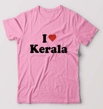 Load image into Gallery viewer, I Love Kerala T-Shirt for Men-Light Baby Pink-Ektarfa.online