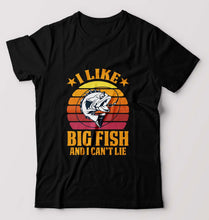 Load image into Gallery viewer, Fishing T-Shirt for Men-Black-Ektarfa.online