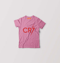 Load image into Gallery viewer, Cristiano Ronaldo CR7 Kids T-Shirt for Boy/Girl-Pink-Ektarfa.online