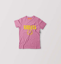 Load image into Gallery viewer, Nirvana Kids T-Shirt for Boy/Girl-Pink-Ektarfa.online