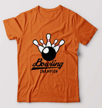 Load image into Gallery viewer, Bowling Champion T-Shirt for Men-Orange-Ektarfa.online