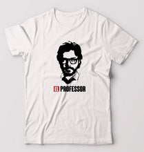 Load image into Gallery viewer, Money Heist The Professor T-Shirt for Men-White-Ektarfa.online