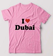 Load image into Gallery viewer, I Love Dubai T-Shirt for Men-Light Baby Pink-Ektarfa.online