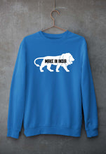 Load image into Gallery viewer, Make in India Unisex Sweatshirt for Men/Women-Royal blue-Ektarfa.online