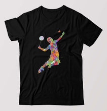 Load image into Gallery viewer, Badminton T-Shirt for Men-Black-Ektarfa.online