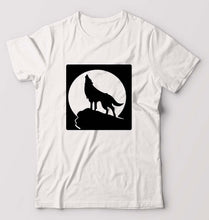 Load image into Gallery viewer, Wolf T-Shirt for Men-White-Ektarfa.online