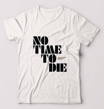 Load image into Gallery viewer, No Time To Die James Bond 007 T-Shirt for Men-White-Ektarfa.online