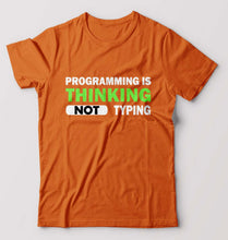 Load image into Gallery viewer, Programmer T-Shirt for Men-Orange-Ektarfa.online
