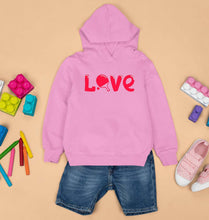 Load image into Gallery viewer, Love Table Tennis (TT) Kids Hoodie for Boy/Girl-Light Baby Pink-Ektarfa.online