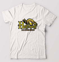 Load image into Gallery viewer, Hufflepuff Harry Potter T-Shirt for Men-White-Ektarfa.online
