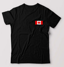 Load image into Gallery viewer, Canada Flag T-Shirt for Men-Black-Ektarfa.online