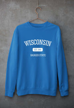Load image into Gallery viewer, Varsity Wisconsin Unisex Sweatshirt for Men/Women-Ektarfa.online