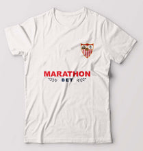 Load image into Gallery viewer, Sevilla FC 2021-22 T-Shirt for Men-White-Ektarfa.online