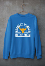 Load image into Gallery viewer, Hardest Worker In the Room Gym Unisex Sweatshirt for Men/Women-Royal Blue-Ektarfa.online