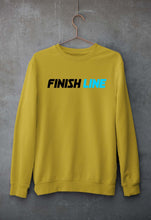Load image into Gallery viewer, Finish Line Unisex Sweatshirt for Men/Women-Mustard Yellow-Ektarfa.online