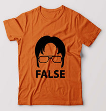 Load image into Gallery viewer, Dwight Schrute T-Shirt for Men-Orange-Ektarfa.online