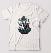 Load image into Gallery viewer, Psychedelic Ganesha T-Shirt for Men-White-Ektarfa.online