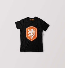 Load image into Gallery viewer, Netherlands Football Kids T-Shirt for Boy/Girl-Black-Ektarfa.online