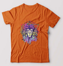 Load image into Gallery viewer, Psychedelic Lion T-Shirt for Men-Orange-Ektarfa.online