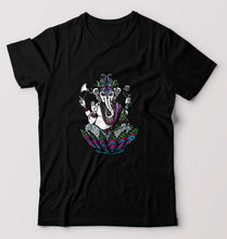 Load image into Gallery viewer, Psychedelic Ganesha T-Shirt for Men-Black-Ektarfa.online