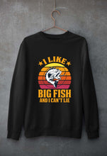 Load image into Gallery viewer, Fishing Unisex Sweatshirt for Men/Women-Black-Ektarfa.online